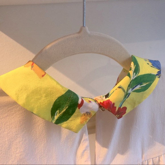 Kate Spade Peter Pan Collar Blouse in Light Yellow - Picture 5 of 9